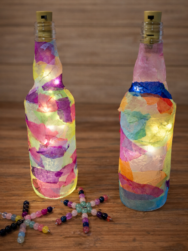 Flaschenlichter Basteln